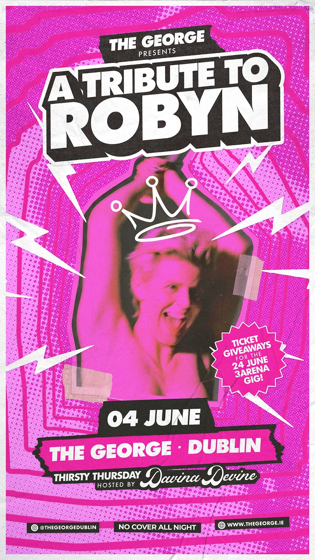 Robyn Concert Dublin in The george promo